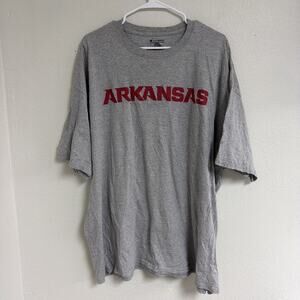 Arkansas Razorback T-shirt Double Sided Logo XXXL Champion